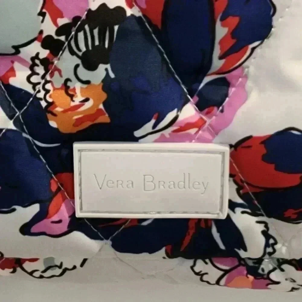 Vera Bradley Crossbody Bag Floral Quilted Lightweight Travel Purse - Picture 2 of 8